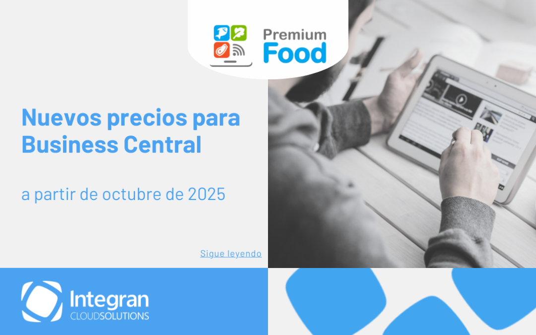 Novedades en los precios de Microsoft Dynamics 365 Business Central a partir de octubre de 2025